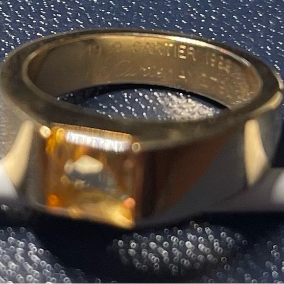 Cartier Rare Vintage 18k Yellow Gold Ring size 5 - Picture 9 of 9